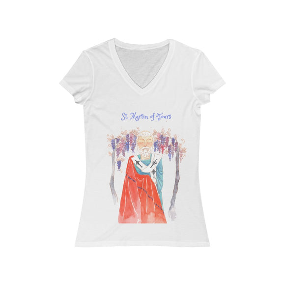 St. Martin of Tours - Women's V-Neck T-Shirt