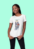 St. Catherine of Bologna - Women's Loose Crew Neck T-Shirt