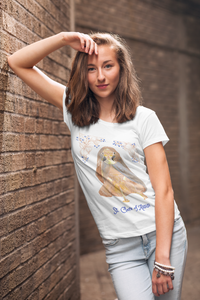 St. Clare of Assisi - Womens Loose Crew Neck T-Shirt