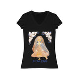 St. Clare of Assisi - Women's V-Neck T-Shirt